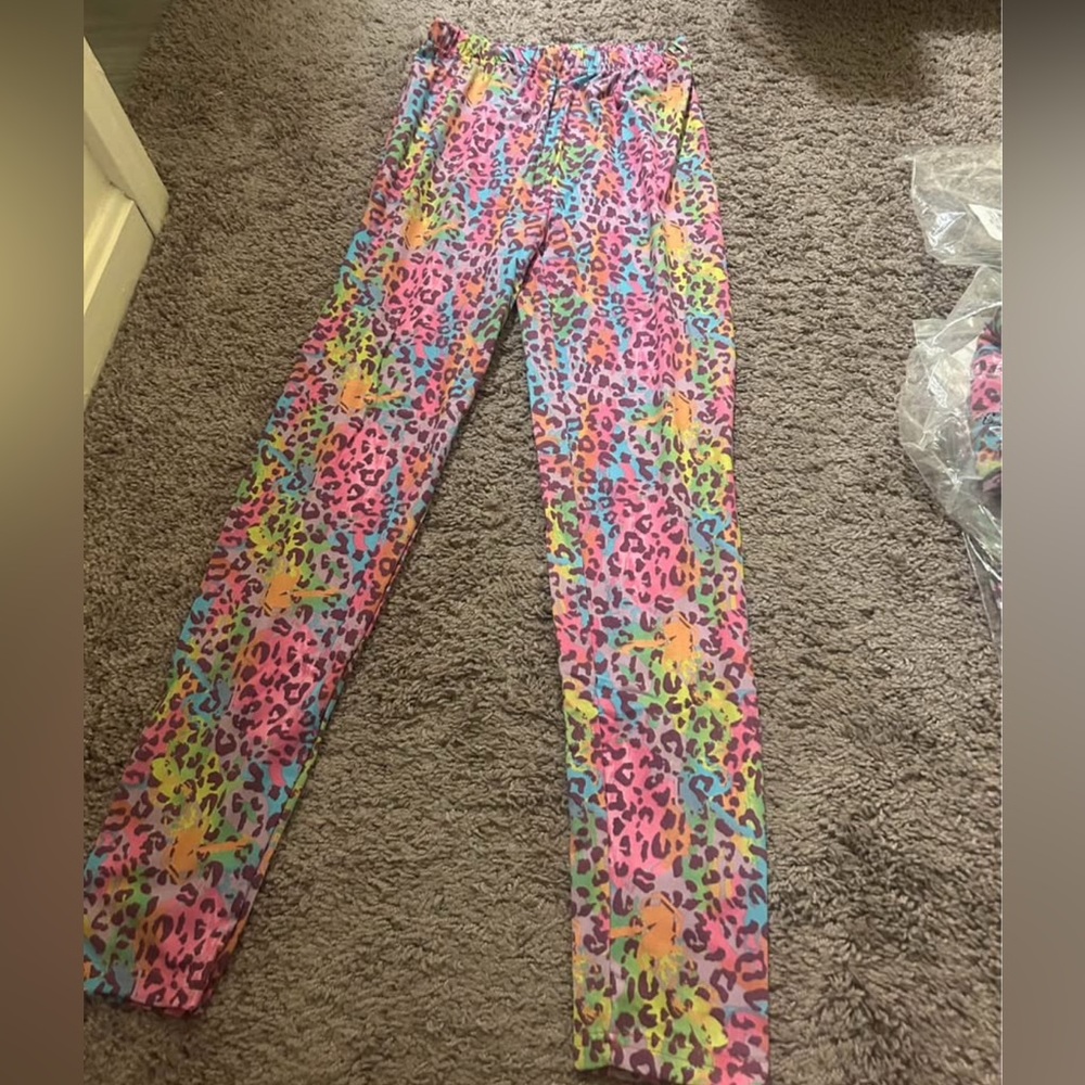 Colorful Leopard Print leggings